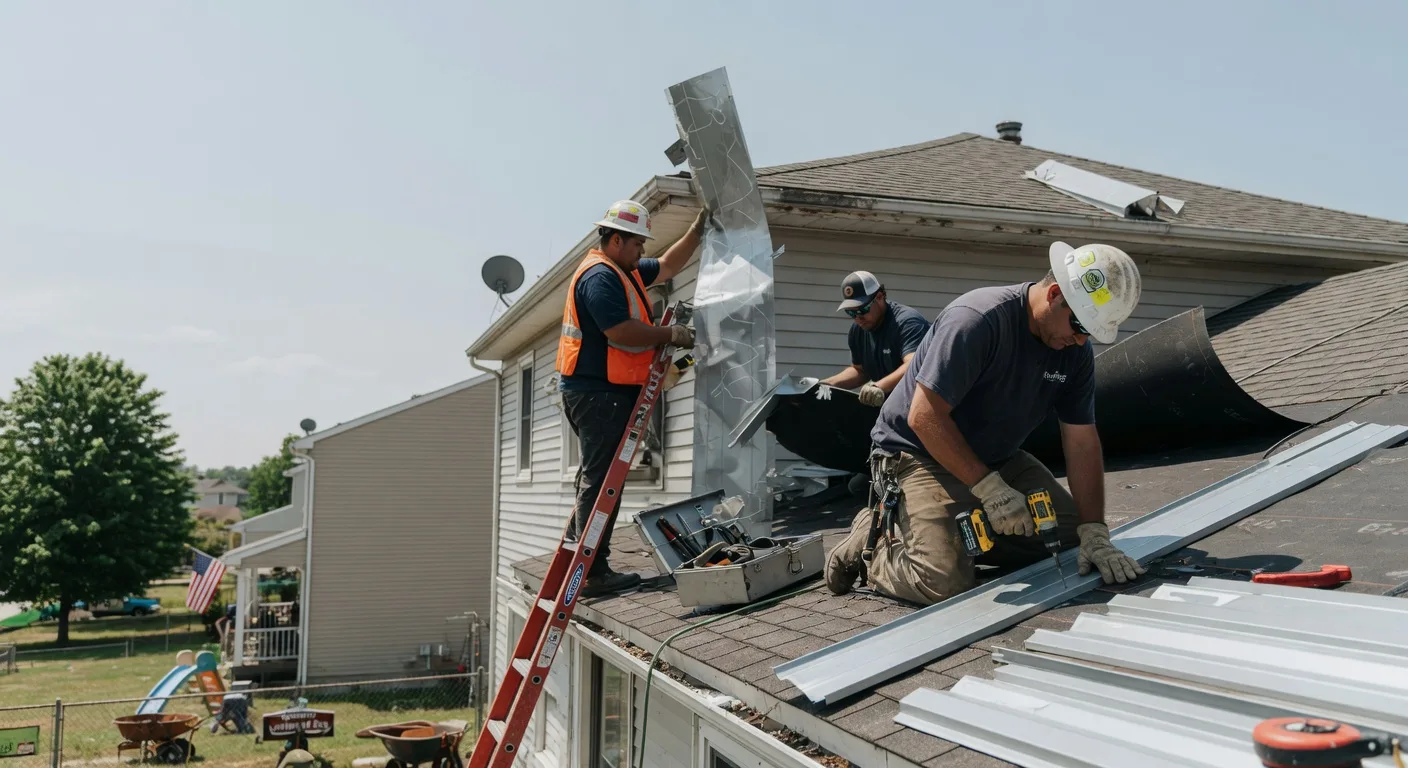 Storm Damage Metal Roof Repair in South Dennis, NJ